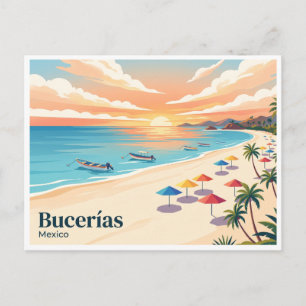 Playa Bucerías Mexiko Postkarte