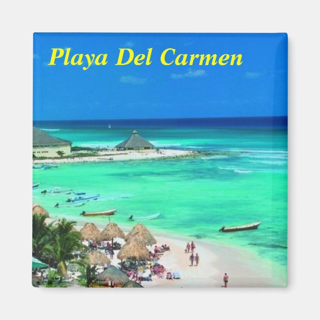 Playa Del Carmen Kühlschrankmagnet Magnet (Vorne)