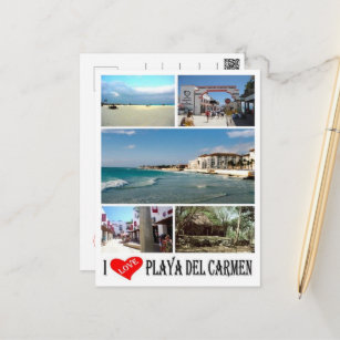 Playa Del Carmen - Mexiko - I Liebe - Postkarte