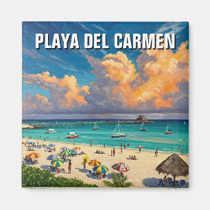 Playa Del Carmen Mexiko Reisestrand Magnet