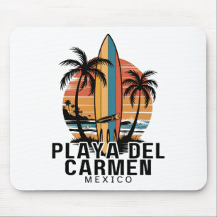 Playa Del Carmen Mexiko Surfen Surfer _1 Mousepad