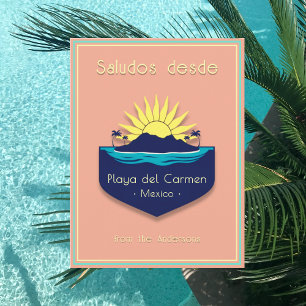 Playa del Carmen Mexiko Urlaub Postkarte