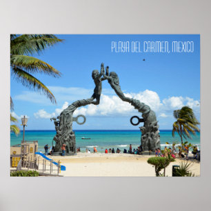 Playa del Carmen Riviera Maya Mexiko Reisen Poster