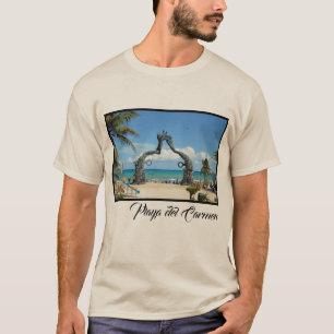 Playa del Carmen Statue Riviera Maya Cancun T-Shirt