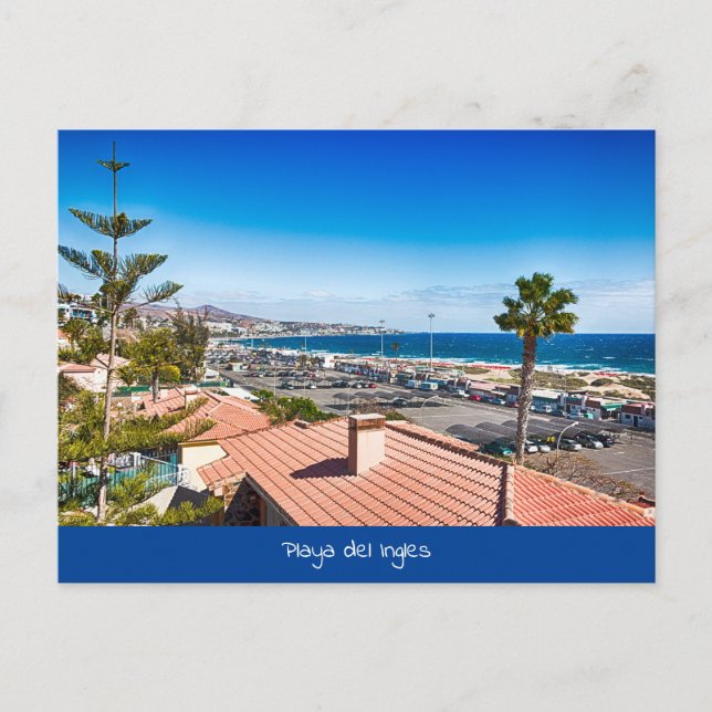Playa del Ingles Postkarte (Vorderseite)