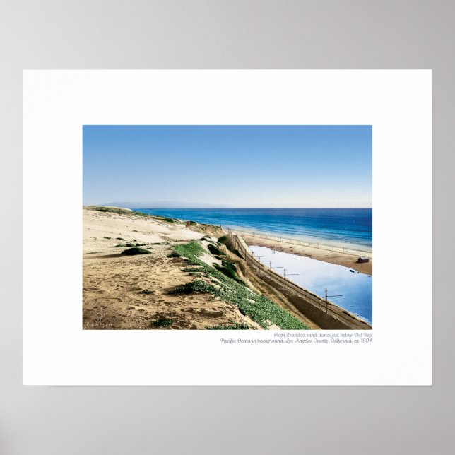 Playa del Rey Lagoon, 1904 - Südlage Poster (Vorne)