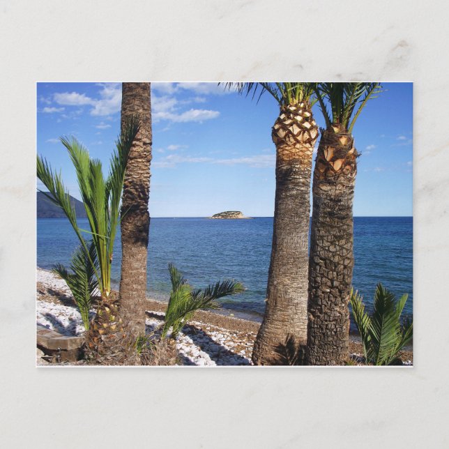 Playa en el Albir, Altea, Alicante Postkarte (Vorderseite)