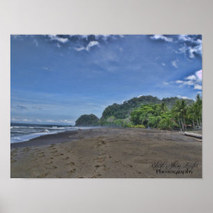 Playa Hermosa Costa Rica Plakat