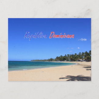 Playa Las Terrenas Samaná República Dominicana Postkarte