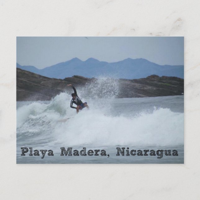 Playa Madera, Nicaragua Postcard Postkarte (Vorderseite)