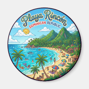 Playa Rincón Dominikanische Republik Magnet