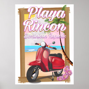 Playa Rincon Dominikanische Republik Poster