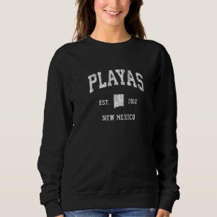 Playas New Mexico Nm Vintage Sportartikel Sweatshirt