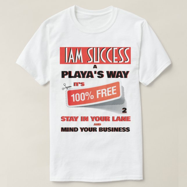 PLAYA'S WEG T-Shirt (Design vorne)