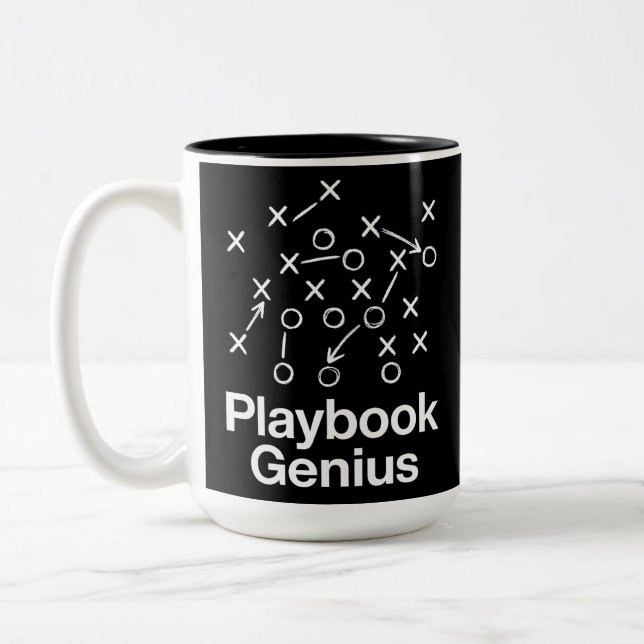 Playbook Genius Zweifarbige Tasse (Links)