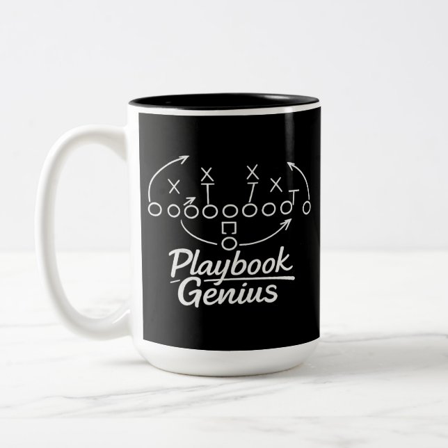 Playbook Genius Zweifarbige Tasse (Links)