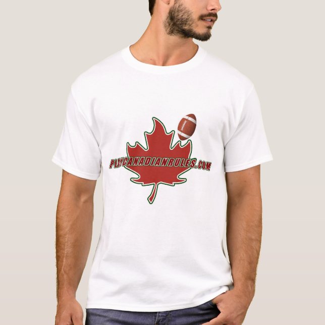 PlayCanadianRules.com-Entwurf 4 T-Shirt (Vorderseite)