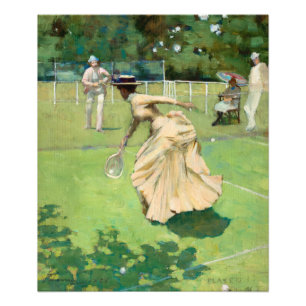 Played, Tennis Match von Sir John Lavery Fotodruck