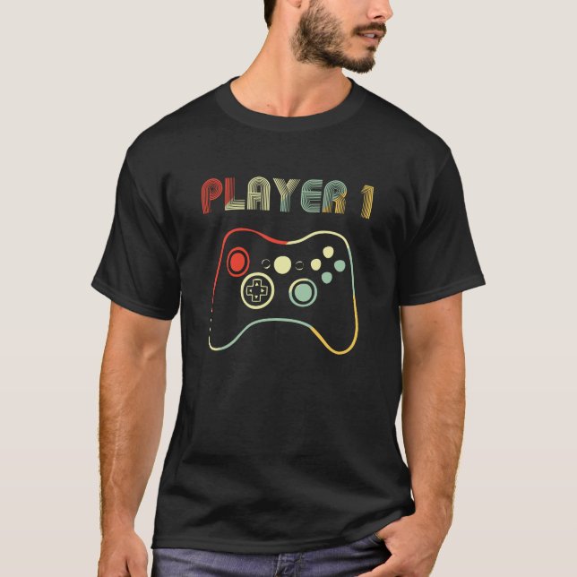 Player 1 Player 2 T-Shirt (Vorderseite)