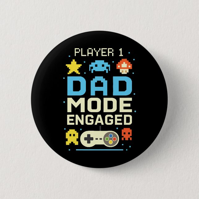 Player 1 Vater Modus Verlobt Button (Vorderseite)