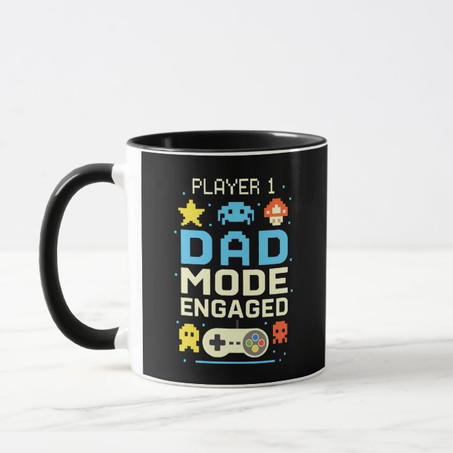 Player 1 Vater Modus Verlobt Tasse (Links)
