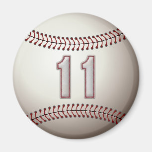 Player Number 11 - Coole Baseball-Sticks Magnet