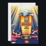 Player of Synanda Einladung<br><div class="desc">Dive into the vibrant world of Svatyok Beer with our latest creation, "Player of Synanda." This eye-catching image showcases a perfectly crafted beer glass, overflowing with golden goodness and crowned with a luscious frothy head. The dynamic backdrop, complete with striking beams of light and fiery accents, encapsulates the spirit of...</div>