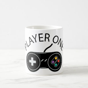Player One Gamer - Video Game Controller - Geschen Kaffeetasse