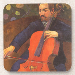 Player Schneklud Portrait von Paul Gauguin Getränkeuntersetzer
