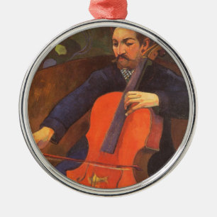Player Schneklud Portrait von Paul Gauguin Ornament Aus Metall