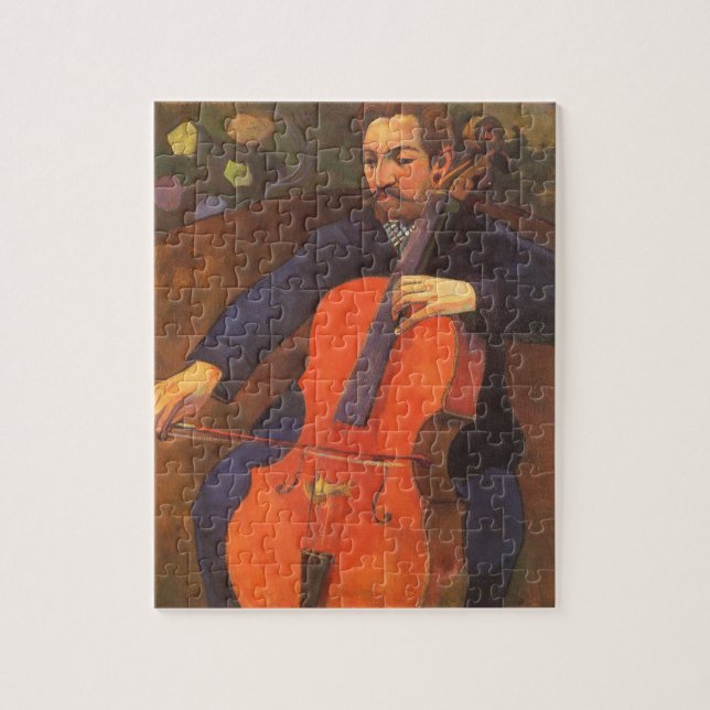 Player Schneklud Portrait von Paul Gauguin Puzzle (Vertikal)