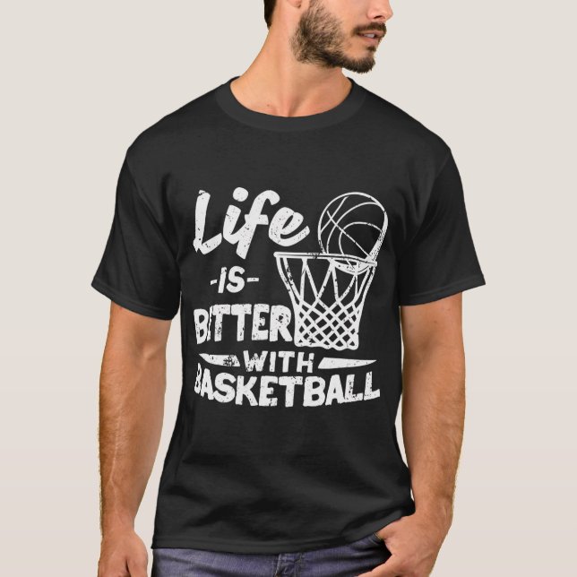 Player Sport Basketballerleben Sie besser mit dem  T-Shirt (Vorderseite)