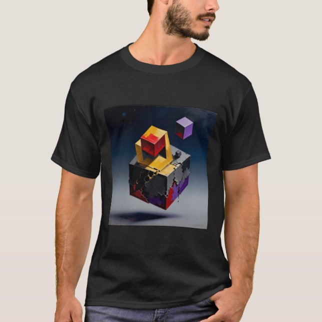 playera arte abstracto T-Shirt (Vorderseite)