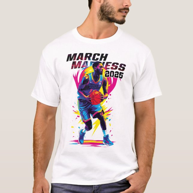 Playera básica Locura de marzo Baloncesto T-Shirt (Vorderseite)