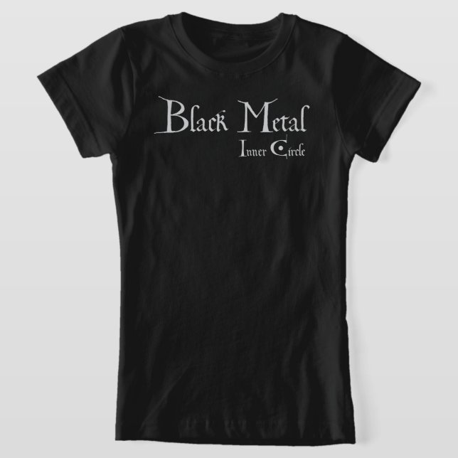 Playera Black Metal Logo T-Shirt (Ablage )
