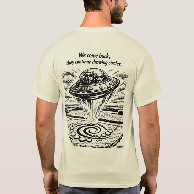 Playera CG17S - Crop Circles T-Shirt (Rückseite)