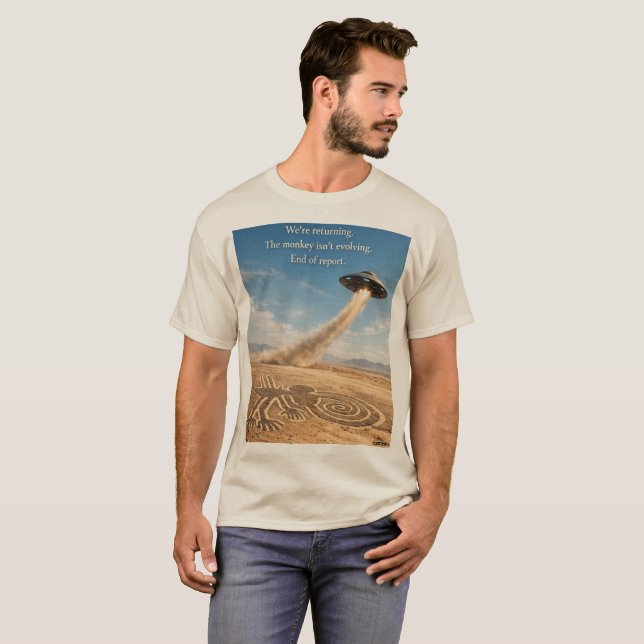 Playera CG17S -Nazca Monkey T-Shirt (Vorne ganz)
