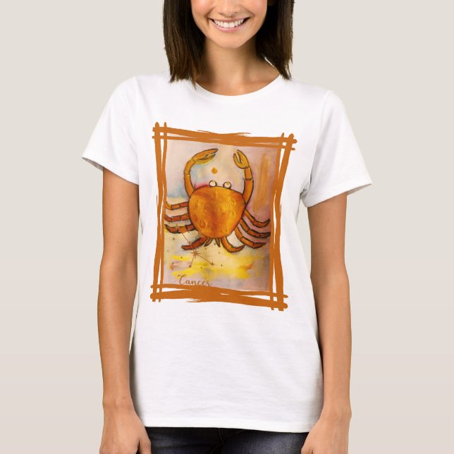 playera con dibujo original zodiaco Cancer T-Shirt (Vorderseite)