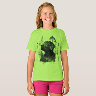 Playera con punto de jersey para niña T-Shirt