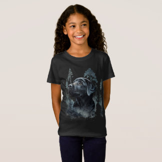 Playera con punto de jersey para niña T-Shirt