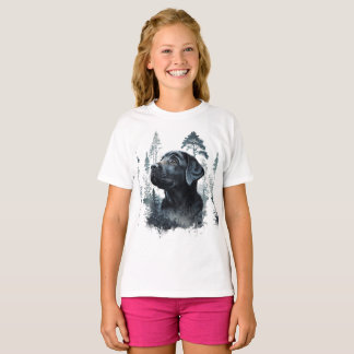 Playera con punto de jersey para niña T-Shirt