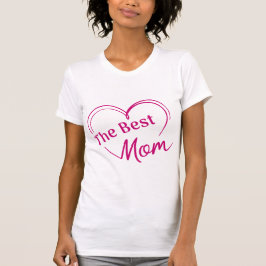 Playera de punto de jersey The Best Mom T-Shirt