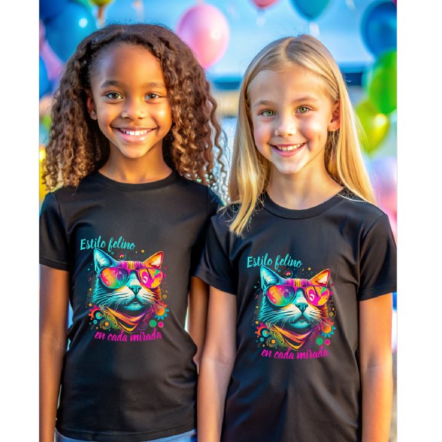 Playera Estilo felino T-Shirt (Estilo felino)