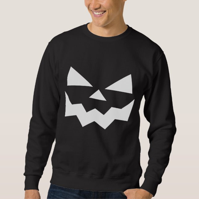 Playera Feliz Horror Face Sweatshirt (Vorderseite)