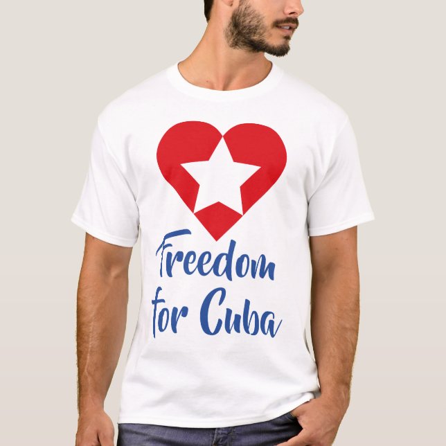 Playera Freedom for Cuba T-Shirt (Vorderseite)