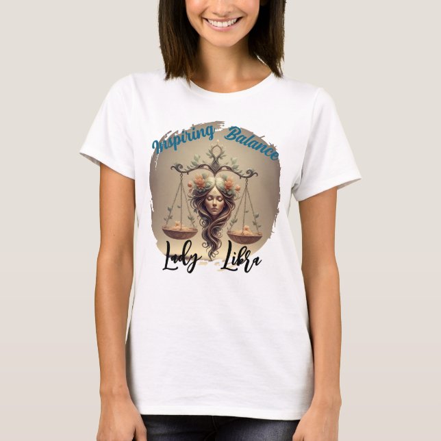 Playera Lady Libra T-Shirt (Vorderseite)