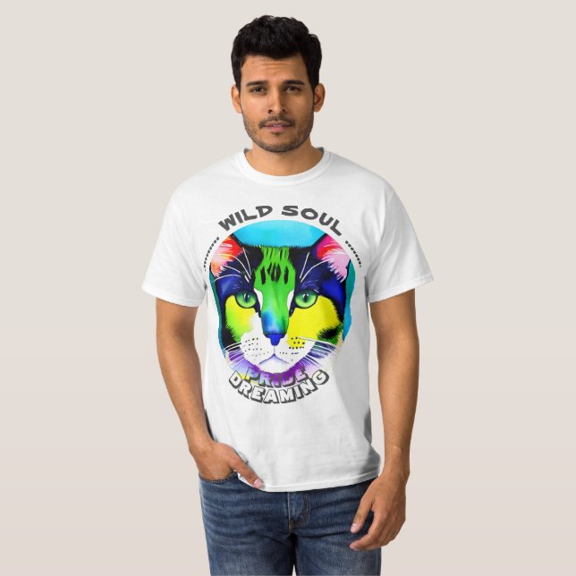 Playera oscura básica para hombre - Pride T-Shirt (Vorne ganz)