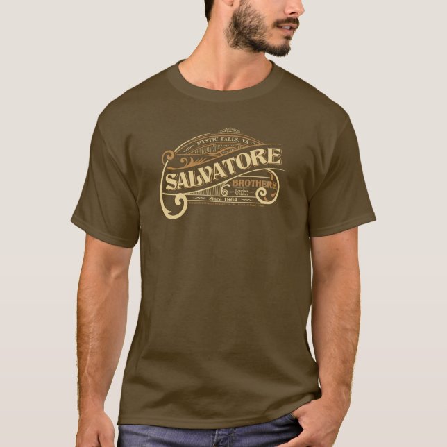 Playera Salvatore Brother's Bourbon T-Shirt (Vorderseite)
