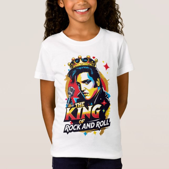 Playera  The King of Rock and Roll T-Shirt (Vorderseite)