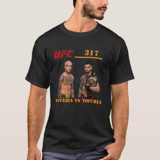 Playera UFC 317, Oliveria vs Topuria T-Shirt